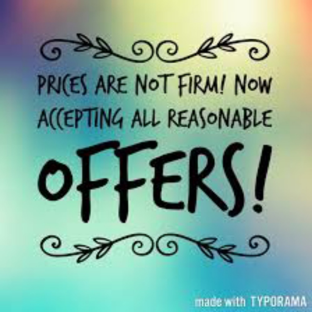 All Reasonable Offers Accepted